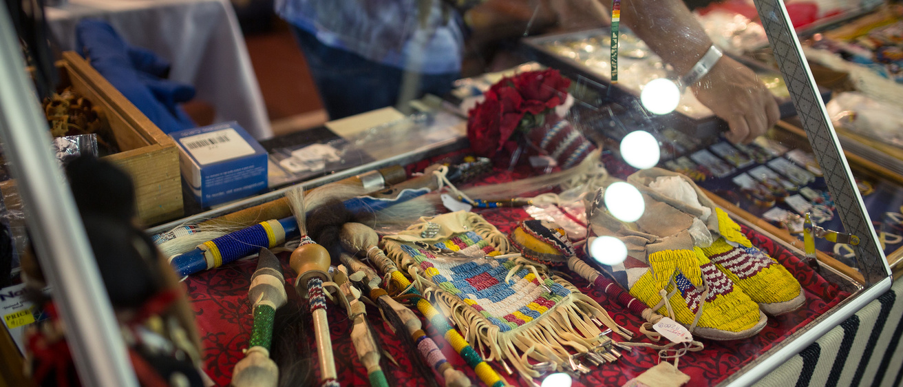 Items for sale at powwow